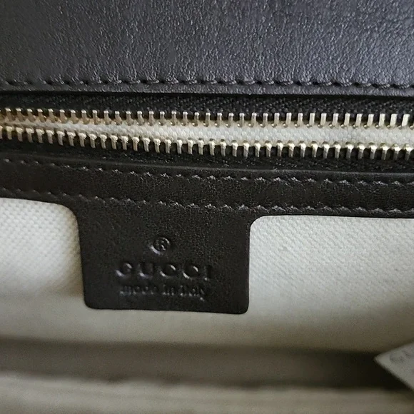 NWT Limited edition Gucci Python bamboo top handle bag exotic snakeskin strap - Picture 14 of 17